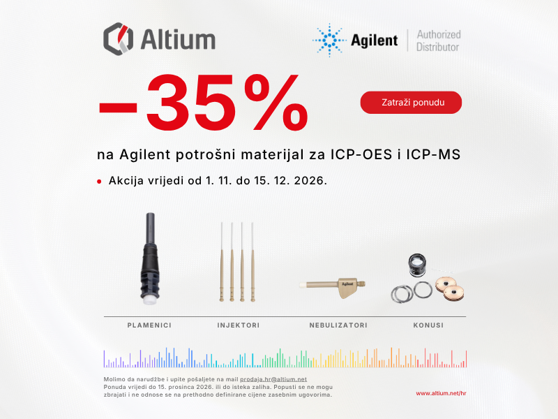 Akcija: -35% na Agilent potrošni materijal za ICP-OES i ICP-MS