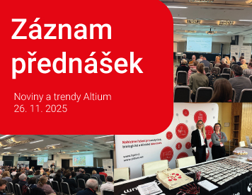 Záznam přednášek ze seminář Novinky a trendy Altium 2025