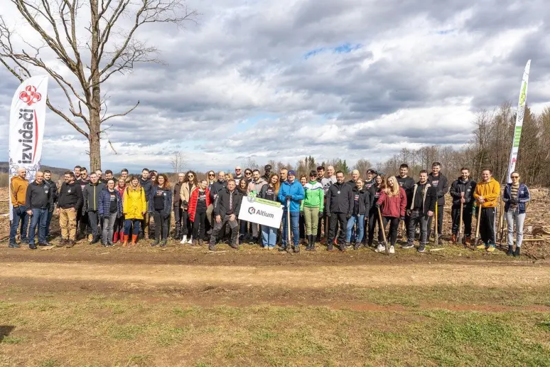 Altium u akciji pošumljavanja projekta CO2mpensating by Planting